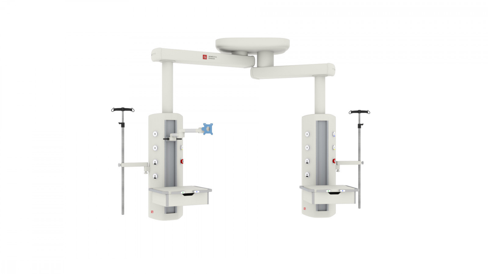 LM Medical Oki Isola suspended supply system