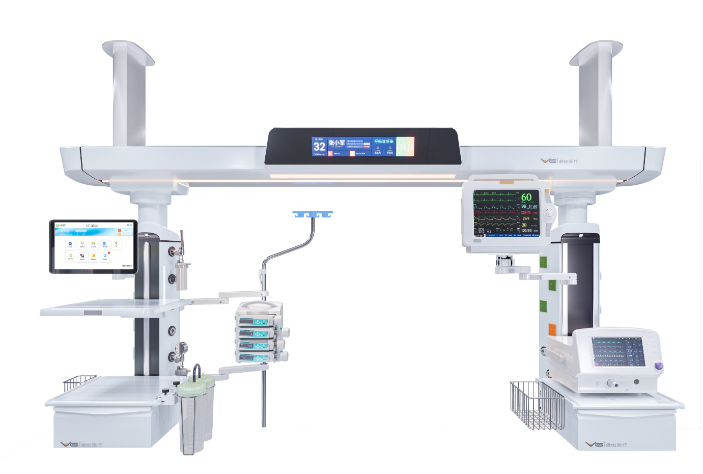 VG Medical V-PORT Series Bridge Crane Tower